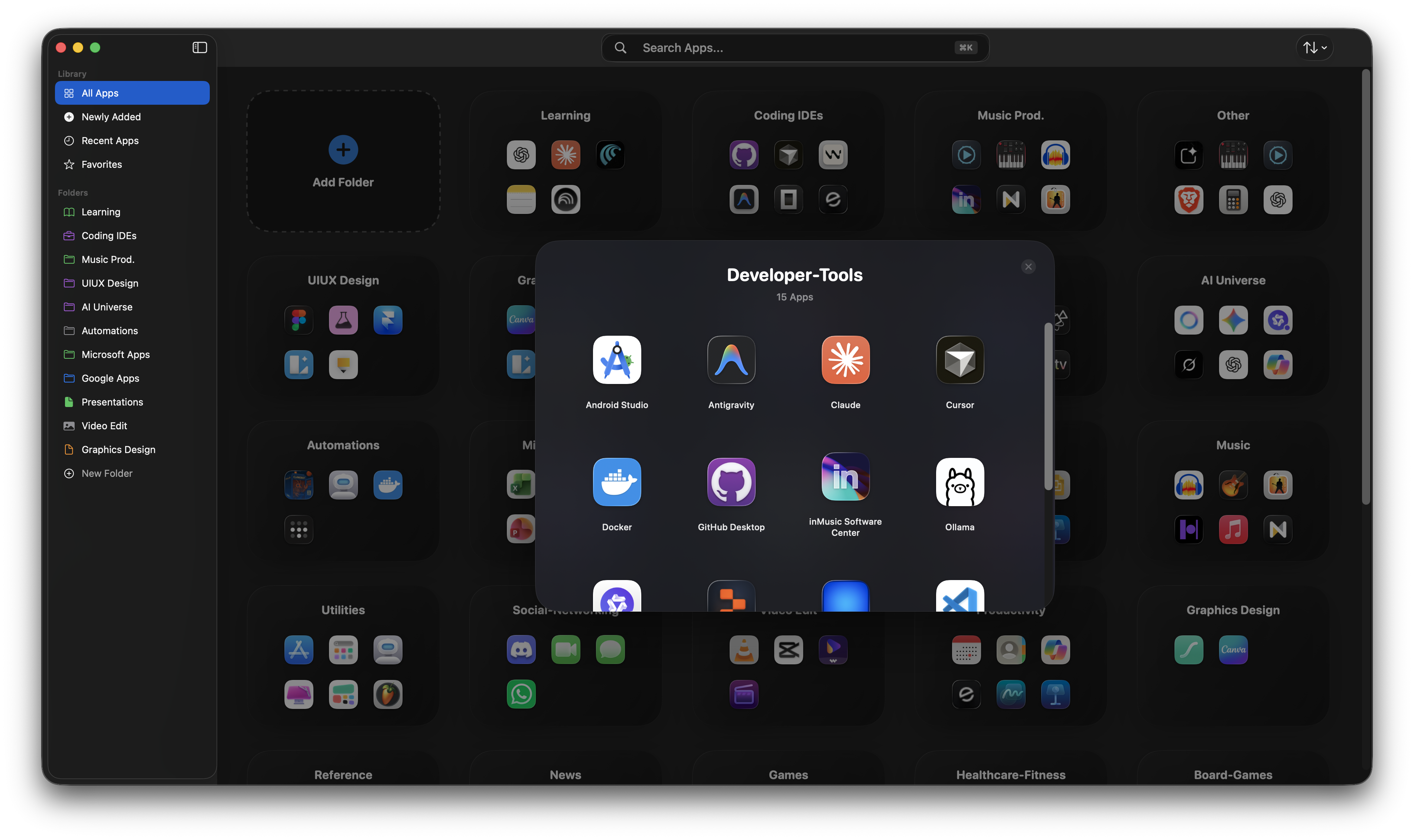 Smart Folders Feature